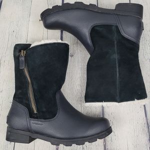SOREL | Emelie waterproof side zip foldover plush lined winter boots